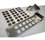 kit pour 12 tuiles en chocolat diamètre 50mm épaisseur 3 mm