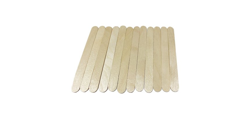 sachet de 1000 bâtonnets en bois pour sucettes glacées 93 x 9 mm