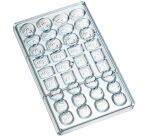 plaque 275x175 pour 36 empreintes assorties