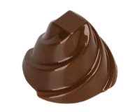 plaque 275x135 pour 18 bonbons chocolat spirale