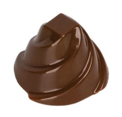 plaque 275x135 pour 18 bonbons chocolat spirale