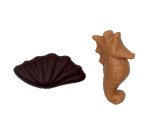 plaque 275x175 pour friture de 16 hippocampes et coquillages