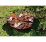 plaque 275x135 de 16 empreintes pour 8 petits lapins