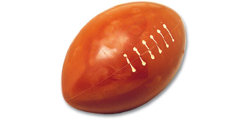 plaque 360x195 double pour ballon de rugby 270x169 mm
