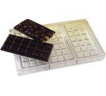 plaque 275x175 pour 3 tablettes 100g de 18 carrés H10 mm