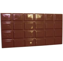 plaque 275x175 pour 3 tablettes 130g de 24 carrés