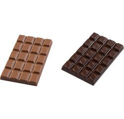 plaque 275x175 pour 4 mini-tablettes 30g de 20 carrés