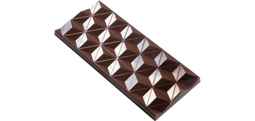 plaque 275x175 pour 3 tablettes 80g geometric