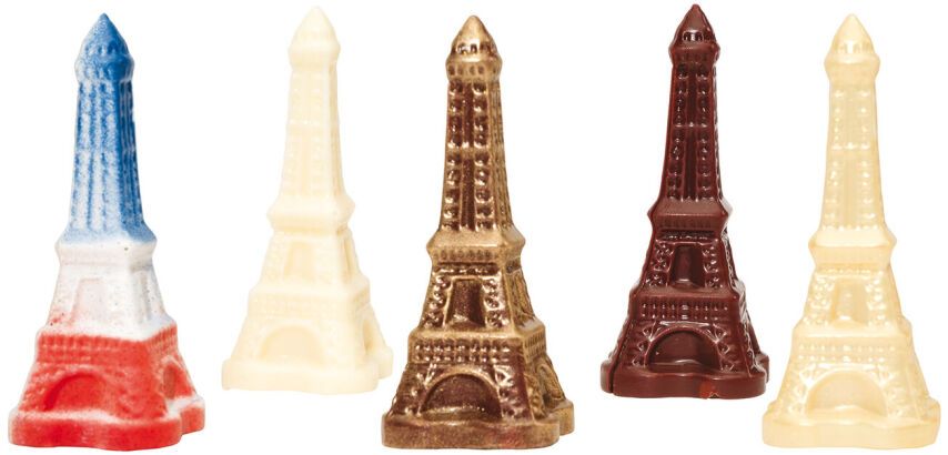 plaque 275x175 de 14 empreintes pour 7 tours Eiffel
