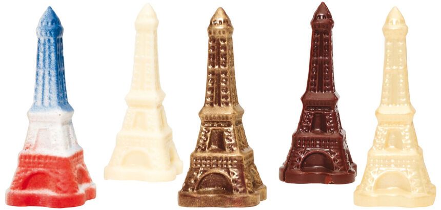 plaque 275x175 de 14 empreintes pour 7 tours Eiffel