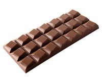 plaque 275x175 pour 3 tablettes 100 g de 21 carrés décalés