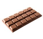 plaque 275x175 pour 3 tablettes de 100 g de 18 carrés décalés