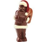 plaque 275x175 de 2 empreintes pour 1 père noël debout 140 mm