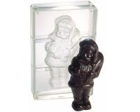 moule double 275x175 père noël debout 205 mm