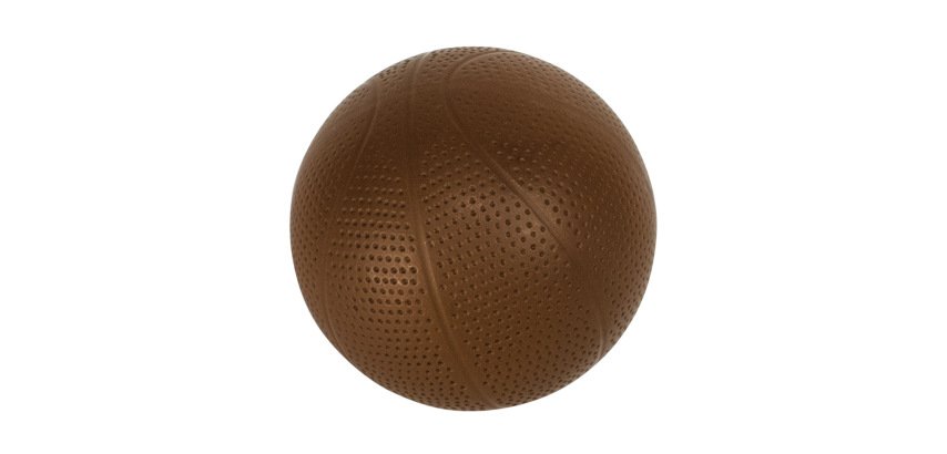 plaque 365x195 pour 2 demi ballon basket d120 mm