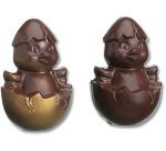 plaque 275x175 de 4 empreintes de 2 poussins coquille 110x75x68 mm
