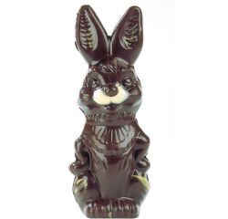 plaque 360x195 de 2 empreintes pour 1 lapin humoristique 230mm