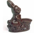 plaque 360x195 de 2 empreintes pour 1 lapin corbeille 180x155 mm