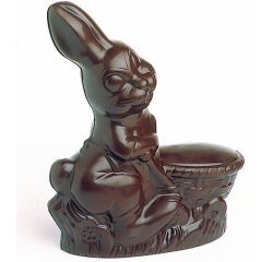 plaque 360x195 de 2 empreintes pour 1 lapin corbeille 180x155 mm