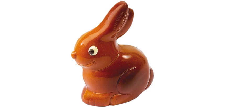 plaque 275x175 de 2 empreintes pour 1 lapin assis 134mm