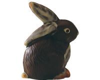 plaque 275x175 de 2 empreintes pour 1 lapin assis 124x90 mm