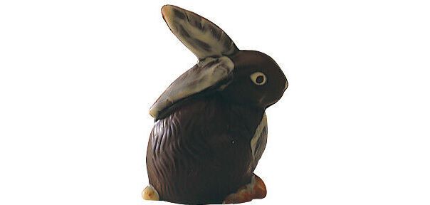 plaque 275x175 de 2 empreintes pour 1 lapin assis 124x90 mm