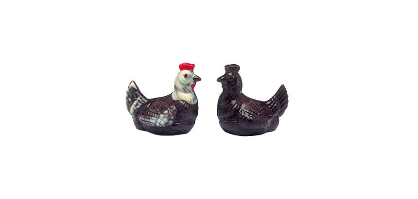 plaque 275x175 de 2 empreintes pour 1 poule couveuse 184mm