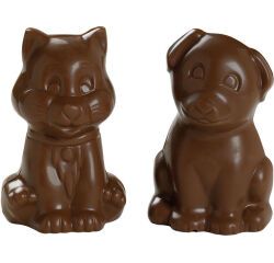 plaque 275x175 4 empreintes pour 2 chatons H88mm