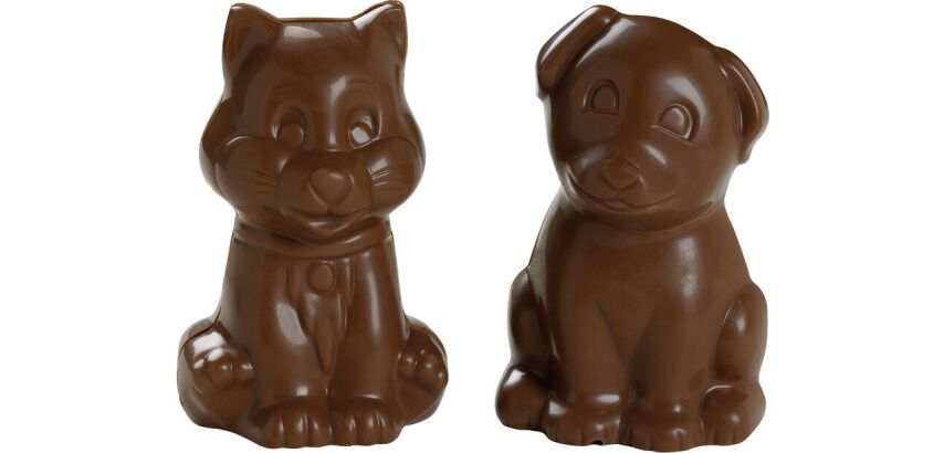 plaque 275x175 4 empreintes pour 2 chatons H88mm