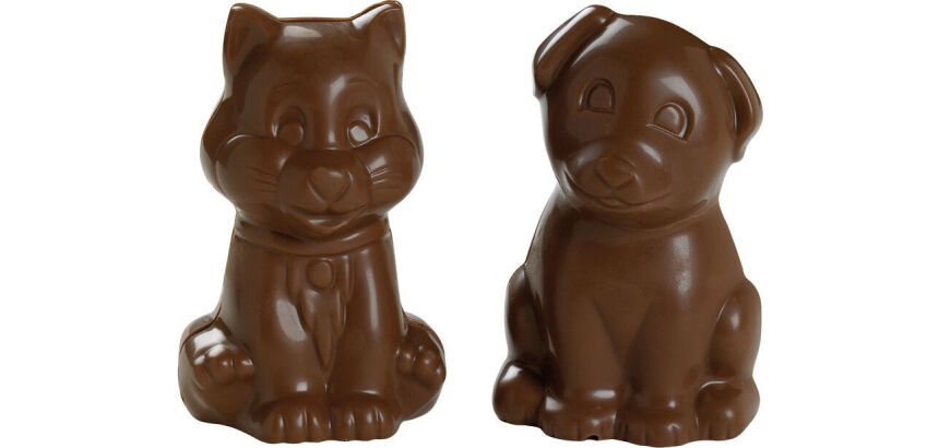 plaque 275x175 4 empreintes pour 2 chatons H88mm