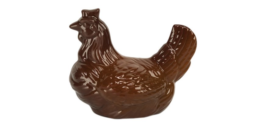 plaque 275x175 de 2 empreintes pour 1 poule couveuse 140x114 mm