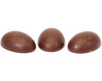 plaque 275x175 pour 45 bonbons demi oeufs striés 30 mm