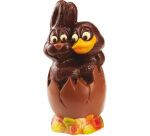 plaque 275x175 double pour oeuf couple lapin/canard