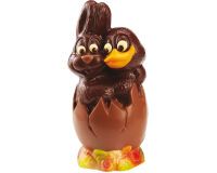 plaque 275x175 double pour oeuf couple lapin/canard