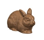 plaque 275x175 de 2 empreintes pour 1 lapin  134x67 mm
