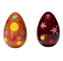 plaque 275x275 mm pour 4 demi oeufs bulle/splatch 90x60 mm