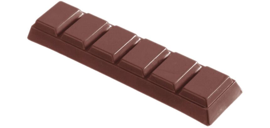 plaque 275x175 pour 7 barres 50g de 6 carrés