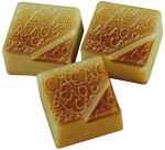 plaque 275x135 pour 24 pralines carrées cacao