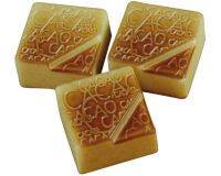 plaque 275x135 pour 24 pralines carrées cacao