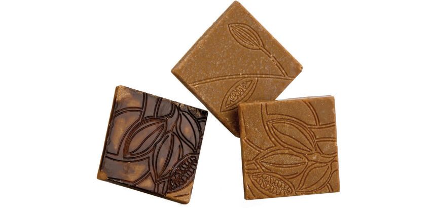 plaque 275x135 pour 18 napolitains texture de cacao