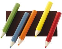 plaque 275x135 de 10 empreintes pour 5 crayons 117mm