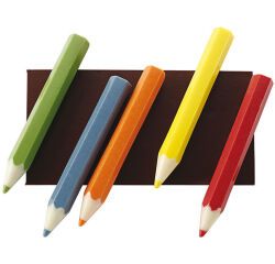 plaque 275x135 de 10 empreintes pour 5 crayons 117mm