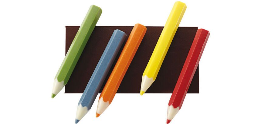 plaque 275x135 de 10 empreintes pour 5 crayons 117mm