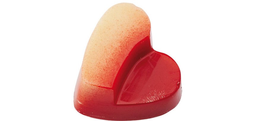 plaque 275x135 pour 24 coeurs saint-valentin 29 mm