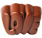 plaque 275x135 pour 24 bonbons ""love""