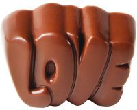 plaque 275x135 pour 24 bonbons ""love""