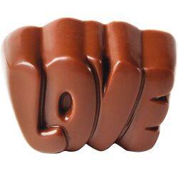 plaque 275x135 pour 24 bonbons ""love""
