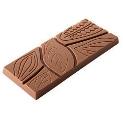 plaque 275x175 pour 6 tablettes de 50 g motif cabosse