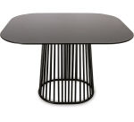 support en fil métallique pour buffet noir 30,7 x 25,3 cm h 25 cm