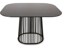 support en fil métallique pour buffet noir 30,7 x 25,3 cm h 25 cm